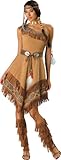 incharacter pirate costume Include un abito con frange e perline stampate, top con frange, cintura, braccialetto, girocollo e copricapo con piume