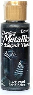DecoArt Americana Acrylic Metallic Paint, Black Pearl