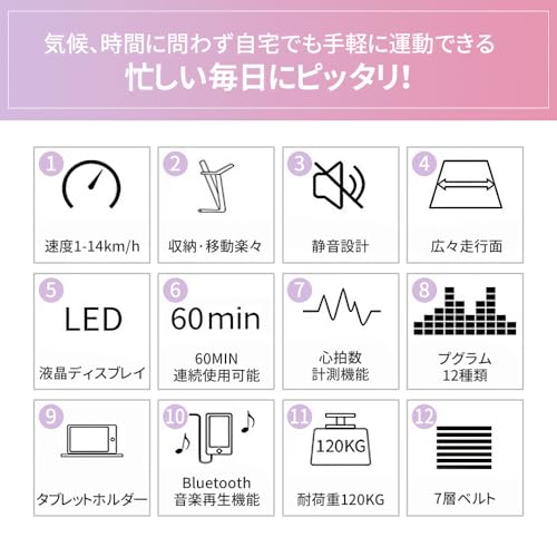 Yumcute ランニングマシン B0B93JZV4C の商品画像 1