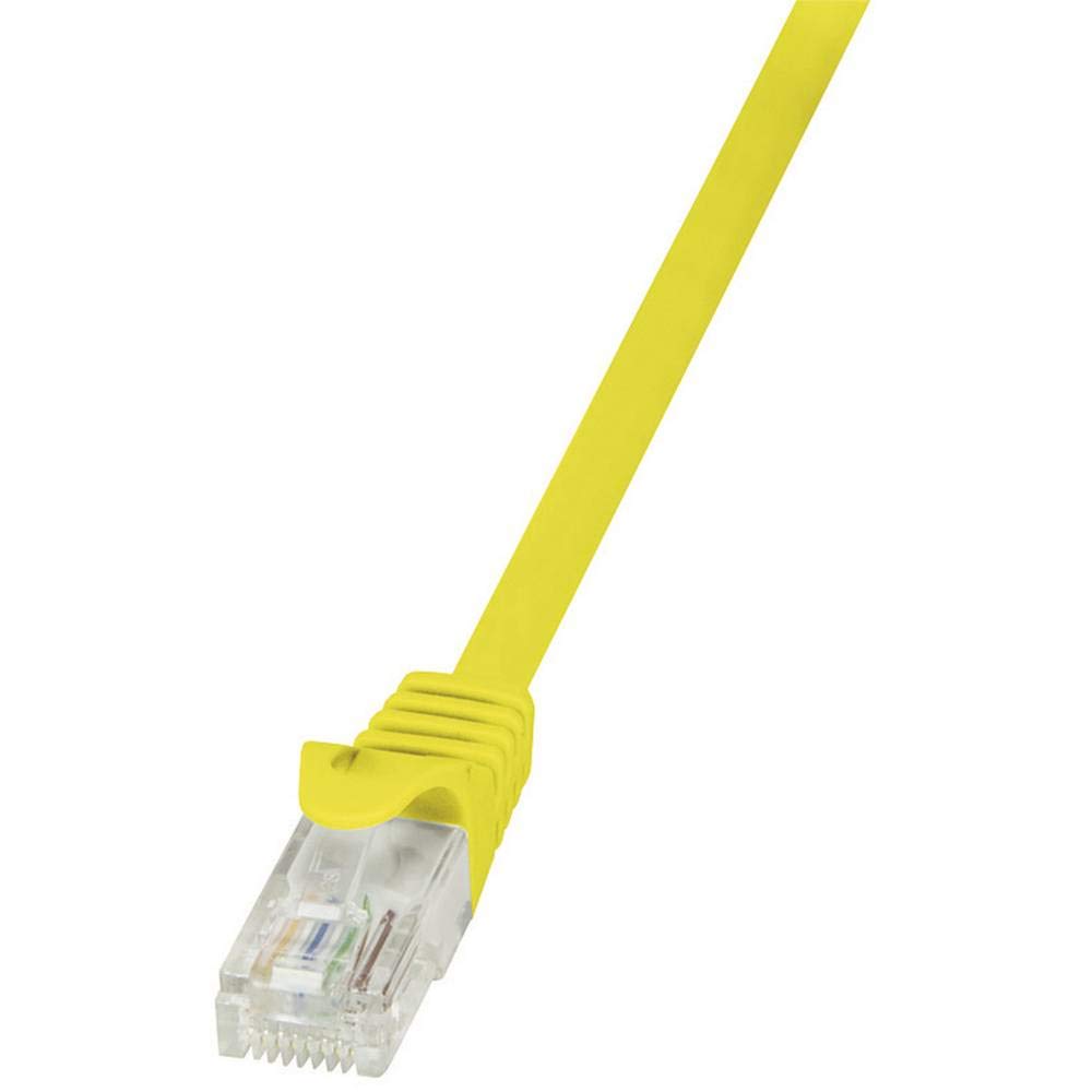 LogiLink 10m Cat.5e U/UTP networking cable Yellow Cat5e U/UTP (UTP)