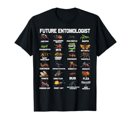 Entomologie drôle d'insectes pour hommes, femmes, garçons, filles, enfants T-Shirt