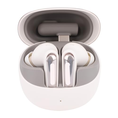 VBESTLIFE Kabellose Gaming-Ohrhörer mit Geringer Latenz, 2,4 GHz und Bluetooth-Dual-Types, ENC-Mikrofon, USB-C-Dongle für PS 5/PS 4, PC, Mobiltelefon (White)