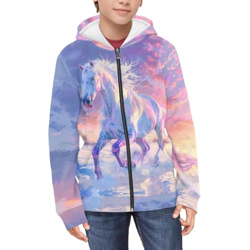 Ystardream Trendy Clothes for Teen Girls Zip Up Hoodie Crewneck Sweatshirts4