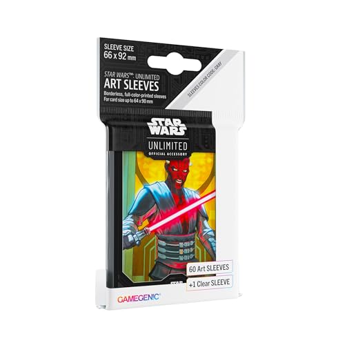 Gamegenic GGS15062ML Star Wars Unlimited Darth Maul Trading Card Game Accessory, Multi-Colour