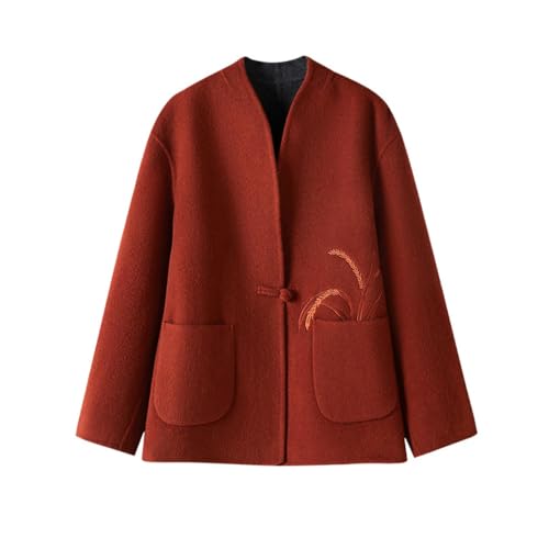 Veste en cachemire brodée poétique pour un hiver doux et chic
