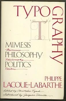 Hardcover Typography: Mimesis, Philosophy, Politics Book