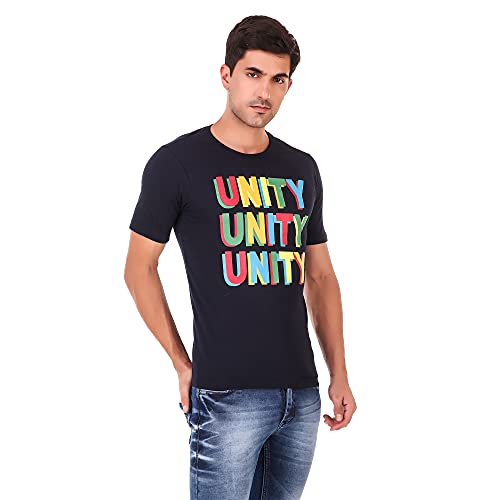 Image of Stories.Label Cotton Printed T-Shirts for Men in Regular Fit and Round Neck