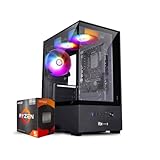 PC Gamer ITX Arena, Ryzen 5 5600G, Radeon™ Graphics Vega 7, 16GB Ram, SSD 480GB, Gabinete RGB