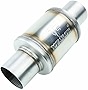 TOTALFLOW 20316 Straight Through Universal Exhaust Muffler | 409 Stainless Steel | 2.5 Inch Inner Diameter Inlet/Outlet