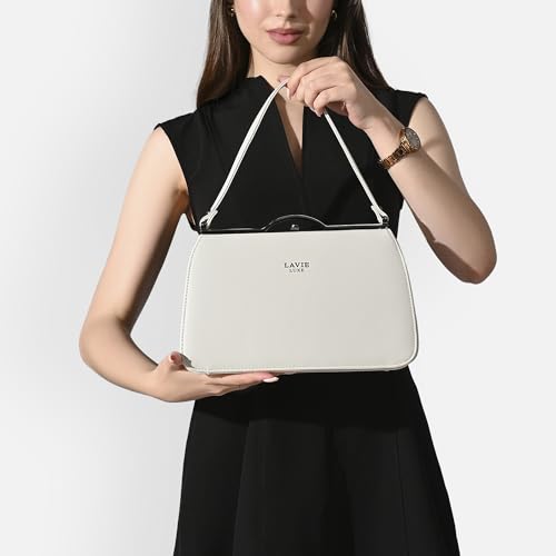 Image of Lavie Luxe Women's Book Satchel Frame Satchel Handbag | Satchel Bag for Work | Ladies Purse | Stylish Shoulder Bag | Gift For Women