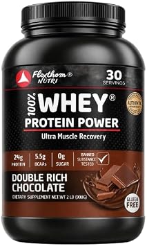 Ultra-Pure 100% Whey Protein Powder Double Chocolate | Lean Muscle Nutrition 2 lb