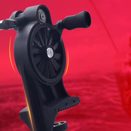 Bobinador de carretes de pesca manual herramienta portátil ajustable 6