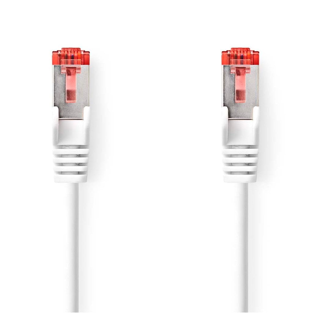 Nedis Cable Cat 6 - Conector RJ45 - Conector RJ45 - S/FTP - 20,0 m - Interior - Redondo - LSZH - Blanco - Caja