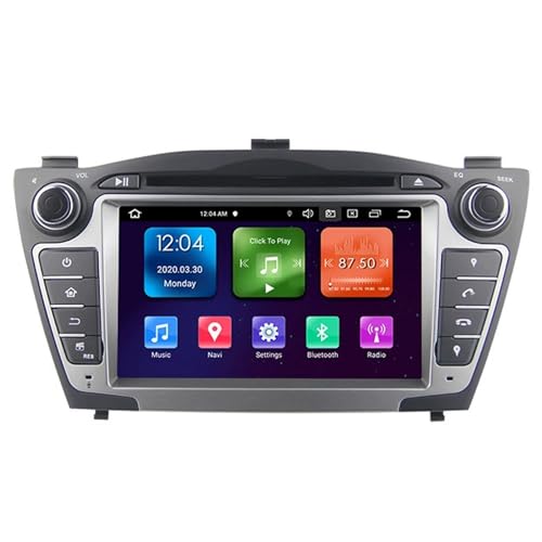 Android 14 Autoradio Multimédia,pour Hyundai Tucson IX35 2009-2015 8 Pouces Double Din Écran Tactile Autoradio avec Caméra de Recul Télécommande de Volant...