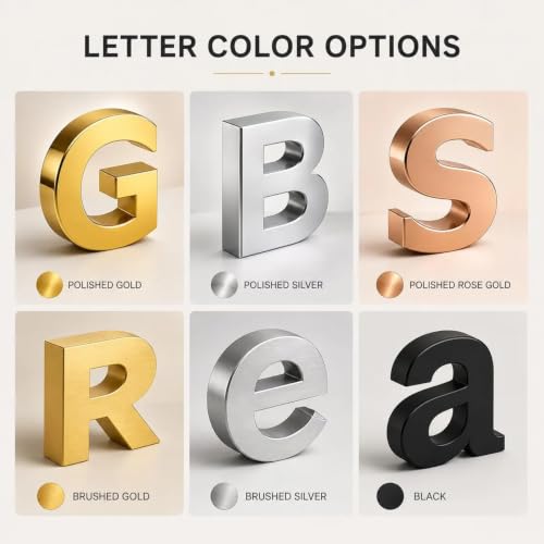 Image of Custom 3D Backlit Letters Business Sign, Personalized Reverse Channel Signs | Custom Illuminated Business Logo Sign for Wall, Company Storefront Home Office Salon Cafe Studio