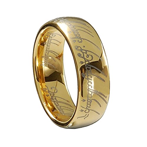 Bague du pouvoir du Seigneur des Anneaux Plaqué Or Wilhel.SK