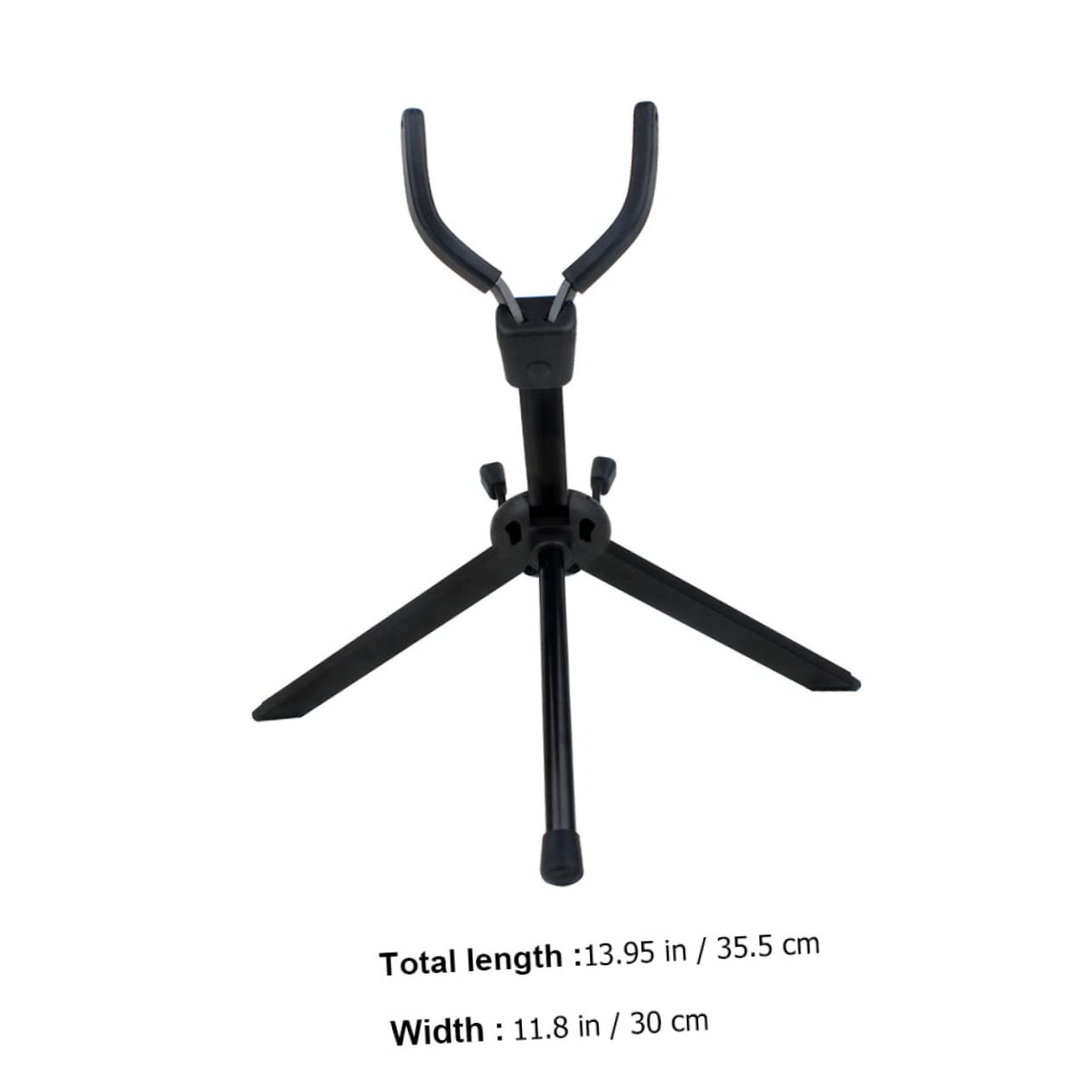 Yardwe Portable Folding Saxophone Rack Lightweight Sax Stand for Home Use Practical present for Saxophone Players Easy to Carry and Store Sturdy Design for Sax Display