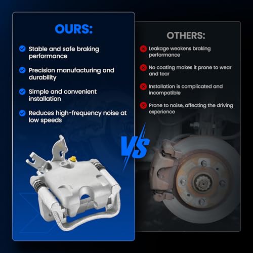 Image of Rear Brake Caliper Assembly Replaces for 18-B5400A 18-B5401A, Compatible with Buick LaCrosse 2012-2016 3.6L, for Regal 2011-2017 2.0L, Compatible with Chevrolet Impala 2014-2020 3.6L