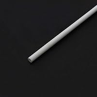 Vista 3 de Othmro 4 barras redondas de plástico ABS de 0.157 in de diámetro exterior de 1.6 ft de longitud, varillas de plástico redondo de plástico