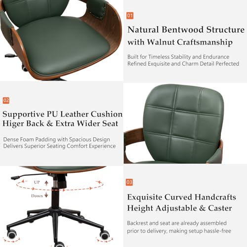 Luxury Leather Office Chair Ergonomic