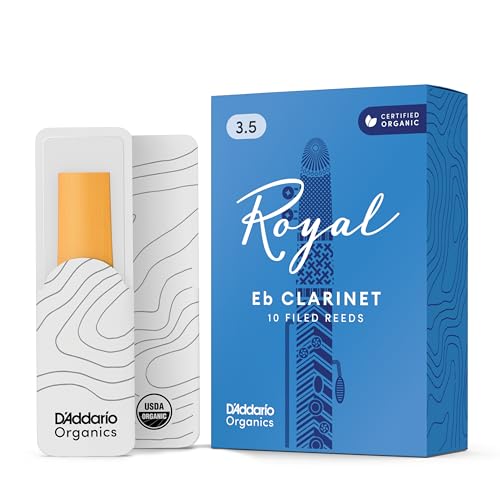 D'Addario Organic Royal Eb Clarinet Reeds, Strength 3.5, 10-Pack by D'Addario - Used condition - US$11.17