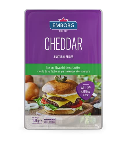 Emborg Cheddar Natural Sliced Cheese