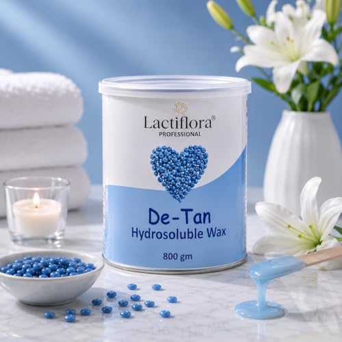 Image of Lactiflora Professional De-Tan Hydrosoluble Wax, 800 gm, Hair Removal Wax Beads