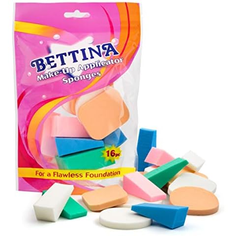 Bettina Make-Up Applicator Sponges - 16 Piece Pack Cover