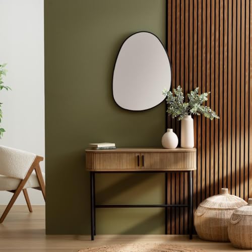ATMOSPHERA CREADOR DE INTERIOR - Lote de 4 paneles decorativos acústicos listones madera Colva 120 x 30 cm (120 x 120 cm) - Efecto roble claro