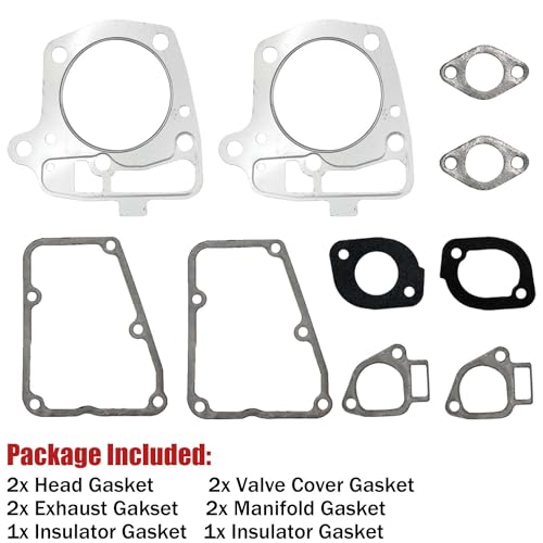 Image of Gasket Kit fit for Kawasaki FR651V FR691V FR730V FS691V FX691V Engines 10D13 Part # 11004-7026 Replacement Valve Cover Gasket Sets