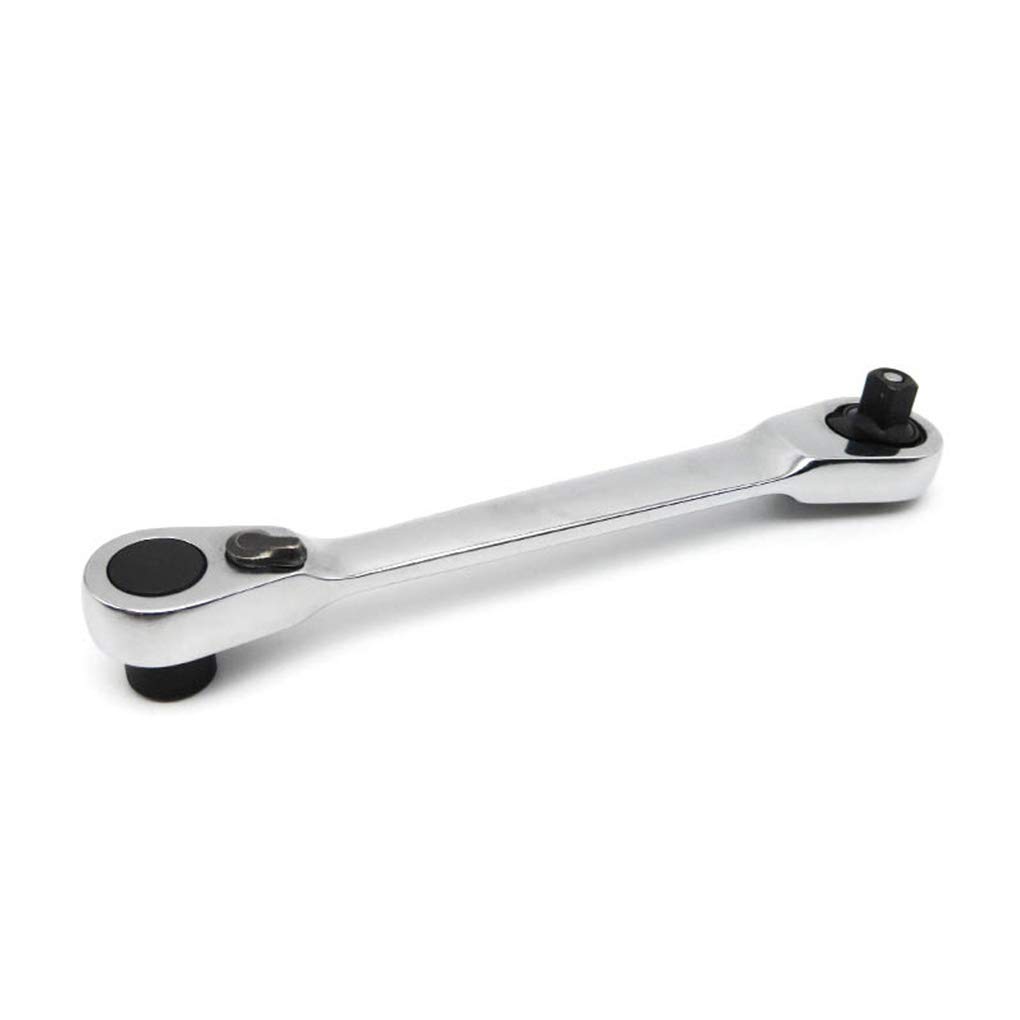 PRENKIN 1/4" Ratchet Wrench Double-Ended repair tools, Small fly Torque Small Fly Socket Spanner Wrench Repair Tools