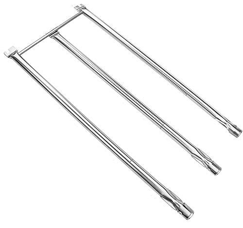 LOKHING Ersatzbrenner Gasgrill für Weber Spirit 300 Serie, Spirit E310 E320 Edelstahl Zubehör Brenner 71 cm 7508 fit Weber Genesis Silber B & C, Gold B & C, Spirit 700 Weber 900 (Mit Seitentasten)