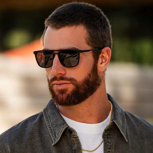 Image of WearMe Pro Premium Polarized Double Bar Sunglasses for Men and Women UVA and UVB