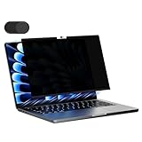 【Ultra-thin Design with Precise Cutouts】Precise cutouts fit perfectly with devices. imluckies magnetic MacBook privacy screen does not obstruct the camera or sensors, and the included camera privacy cover can be easily added. The ultra-thin design ensures smooth closure of the laptop without compromising portability or user experience.