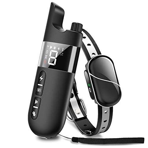 Dog Training Collar - Electric Dog Shock Collar With Remote, Rechargeable And Waterproof E-Collar With 3 Safety Training Modes, Suitable For Small Medium Large Dogs And All Breeds #TOP13