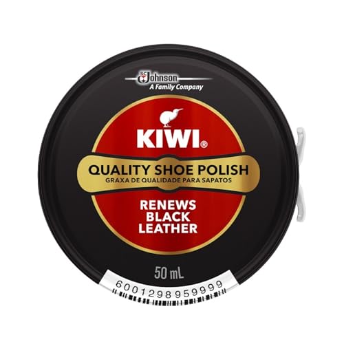 KIWI Shoe Polish, Black, 50ml