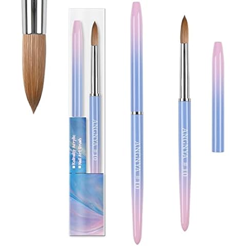 Pincel de Uñas Acrílico de Pelo Kolinsky ANGNYA Cover