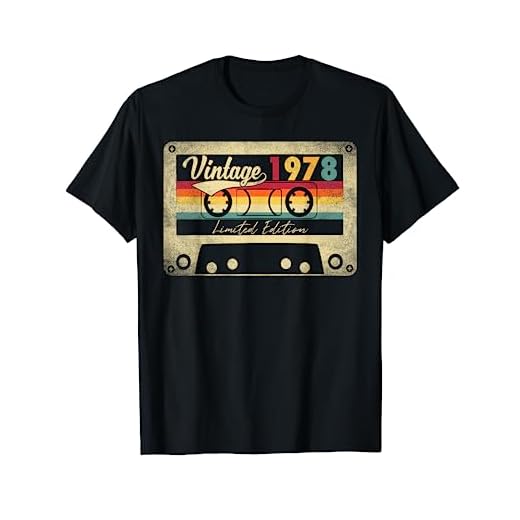 Edición limitada Vintage Best Of 1978 Regalo de 45 cumpleaños Camiseta