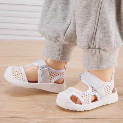 Image of BMCiTYBM Baby Boy Girl Closed Toe Summer Toddler Sandals Lightweight Shoes Infant Non-Slip First Walking Sneakers 6 9 12 18 24 Months 2-3 Years