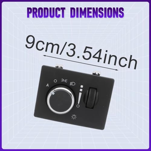 Interruptor del faro 68307819AA soluciona fallos de luces en Grand Cherokee 2018-2021 5