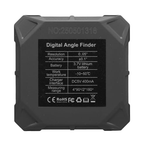 Medidor Digital de Ángulo con Base Magnética 180° miniatura 6