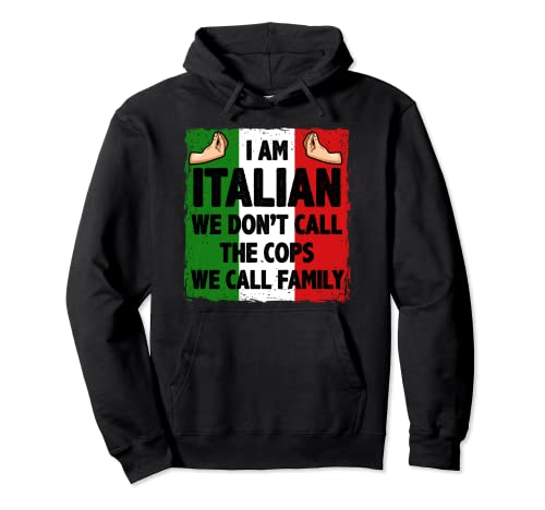 Divertido Jerga Italiana Italia Refranes Humor Broma Cita Sudadera con Capucha