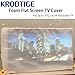 Krodtige 2 Pack Foam Flat Screen TV Cover for TV Protection During Storage, Moving, or Home Renovation， Fits Up to 70