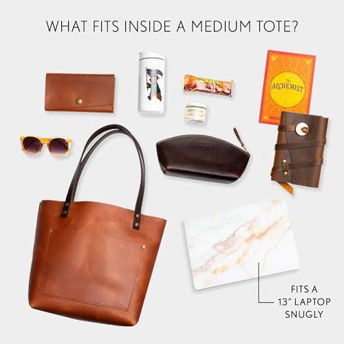 Bolso Tote con Cierre Portland Leather Goods miniatura 4