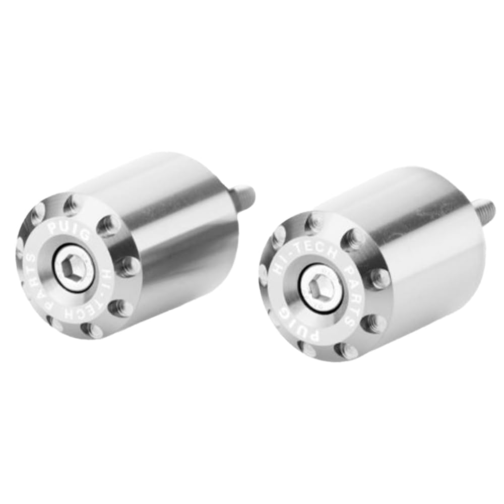 Puig Silver Long Bar Ends Kawasaki Z650 2020-2025
