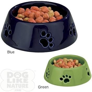 Pawprint Cutout Dish - Medium Green
