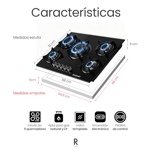 Opiniones y reviews de Parrillas Empotradas del mes. 27 Parrillas Empotradas marca Raganet (3)