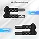 supregear Fingerschienen, 2 Stück Verstellbare Fingerstütze, Bequemer Finger Stabilisator für Gebrochene, Verstauchte, Arthritis, Sehnenentzündung und Geschwollene Finger, Schwarz