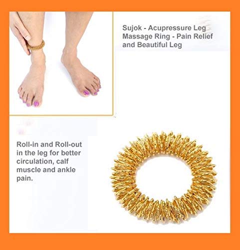 Chaithanya Orthopaedics Chaithanya Sujok Acupressure Finger,Hand,Foot Massage Ring - Set Of 3