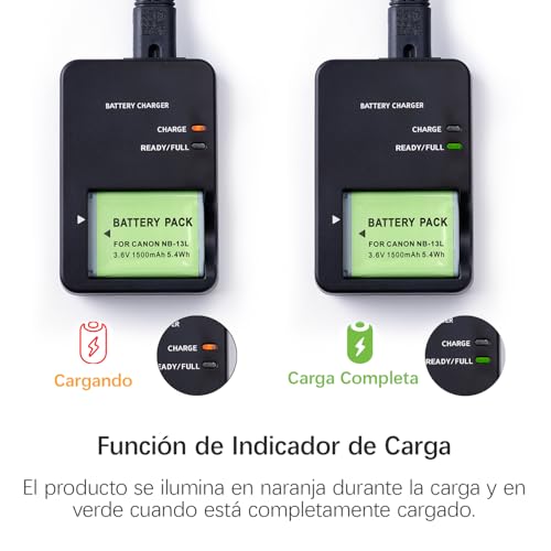 Cargador de batería CB-2LH compatible con Canon PowerShot - Fernando Cortés Cargador de batería CB-2LH compatible con Canon PowerShot - Fernando Cortés